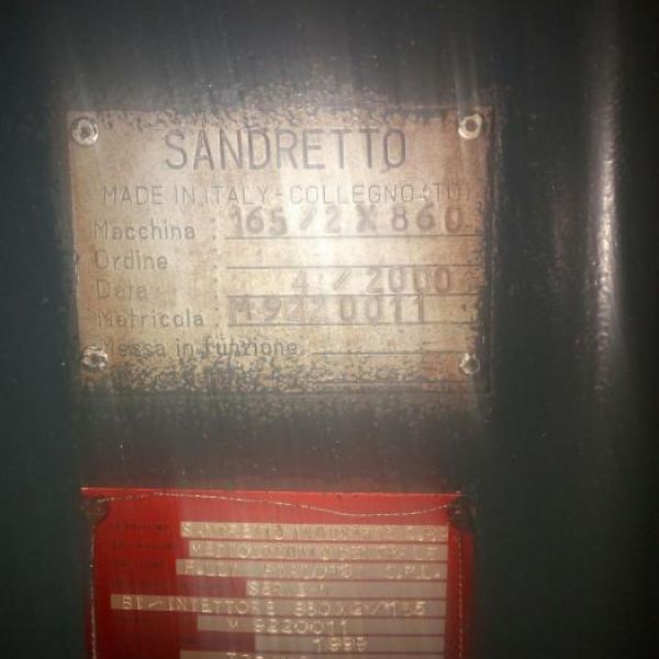 Sandretto Bi-iniezione 165/860-860