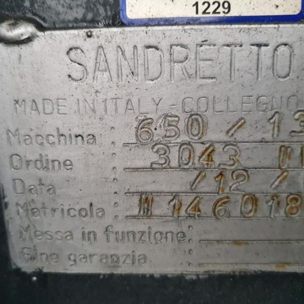 Sandretto 9 s 130 ton