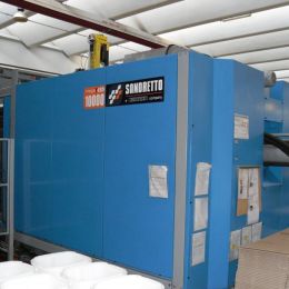 Pressa iniezione usata Sandretto mega t esd 1000 
