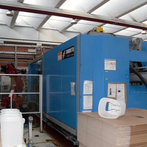 Pressa iniezione usata Sandretto mega t esd 1000 